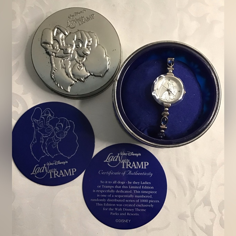 Disney Lady and the Tramp Collectible Watch